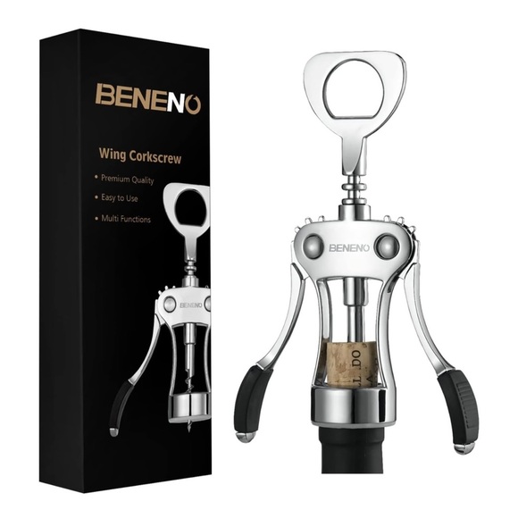 Beneno Wing Corkscrew Wine Opener - Picture 7 of 15
